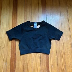Gymshark Black Athletic Top